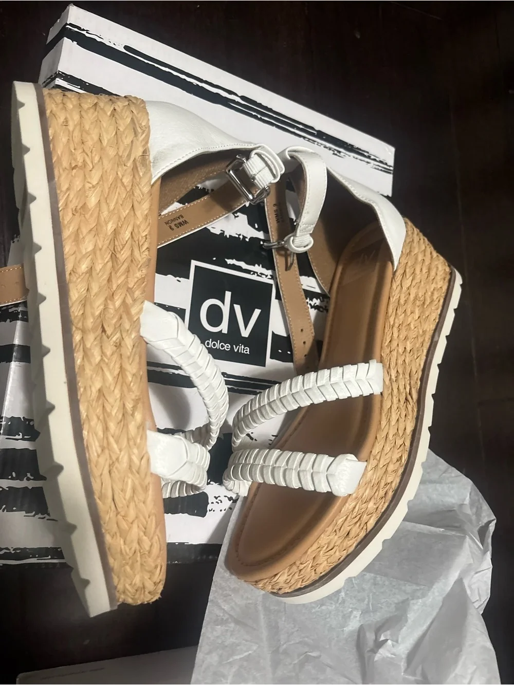 DV Dolce Vita womens Bannon platform sandals size 9M